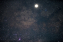 Milky-Way galactic core  sec exposure Sony ar ii canon mm  f skywatcher mini Koh Jum Thailand 