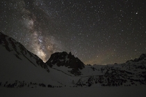 Milky Way in the Sierra Nevada Mountains 