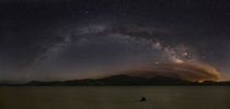 Milky Way Mosaic Over the Racetrack Playa in Death Valley National Park 