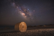 Milky Way over a field - Larnaca Cyprus 