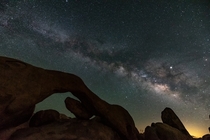 Milky Way over Arch Rock - Joshua Tree NP CA