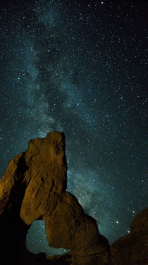 Milky Way over Boot Arch in the Alabama Hills CA 