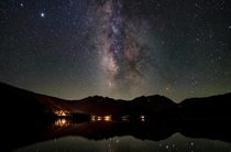 Milky Way Over June Lake CA