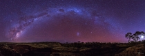 Milky Way over Karijini National Park Western Australia 