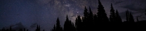 Milky Way over Kebler Pass CO
