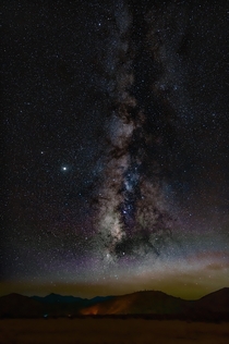Milky Way over the Anza-Borrego Desert San Diego
