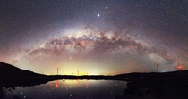 Milky way panorama with a Phone