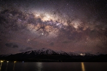Milky-way setting over Middle Earth -Single Frame from Timelapse 