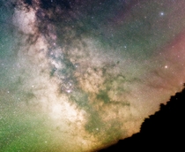 Milky Way with Airglow  Insta calcentrate