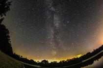 Milkyway from the light polluted Netherlands