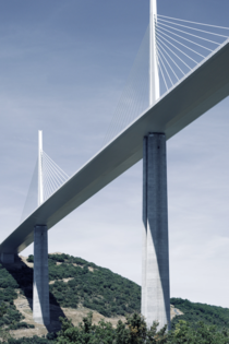 Millau Viaduct was designed by Foster in collaboration with structural engineer Michel Virlogeux It is the tallest bridge in the world with one of the masts rising to  meters