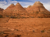 -million-year-old sand dunes turned to rock Coyote-buttes North Arizona  IG TallCupOfChocolateMilk