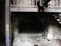 Mine entrance demolished