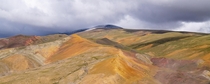Mineral Rich Mountainsides Western Tibet x 