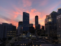 Minneapolis on a beautiful summer evening 