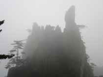 Misty day in Huangshan China 