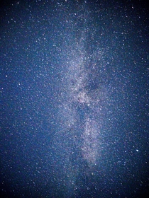 Mobile phone shot of the milkyway