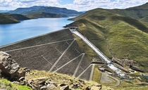 Mohale Dam Lesotho highest concrete-face rock-fill dam in Africa 