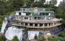 Mohamed Hadids abandoned mega-mansion project - Bel Air California