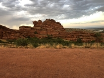 Moments after a passing storm Red Rocks Morrison CO OC  x 