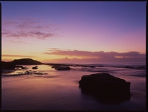 Moments before the sun rose over the horizon at Newport Beach Sydney Australia Unedited photo 