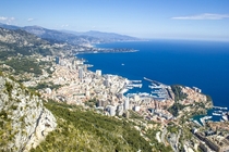 Monaco as seen from La Tte De Chien 