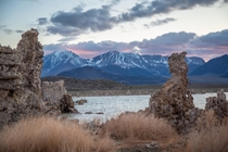 Mono Lake in California You could go blind if you open your eyes in the water 