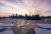 Montreal at sunset 