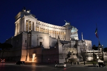 Monument of Vittorio Emanuele II Rome - Night time 