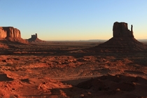 Monument Valley at sunrise Christmas morning 