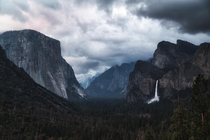 Moody days in Yosemite National Park 