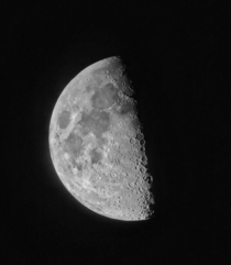 Moon through my telescope 