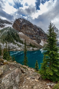 Moraine Lake Banff National Park Alberta  by Dave Feaster 