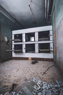 Morgue at an abandoned school for mentally disabled children