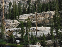Morning at Chewing Gum Lake in the Emigrant Wilderness California 