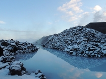 Morning at the Blue Lagoon Iceland  x