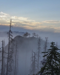 Morning in Mt Jefferson wilderness Oregon OC 