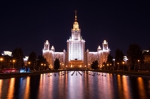 Moscow at night