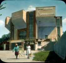 Moscow modernism Rare color photographs of Soviet avant-garde buildings taken in  
