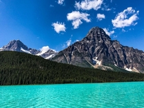 Mount Chephren in Banff NP Canada 