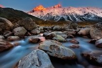 Mount Cook at Sunrise New Zealand  by Christian Lim