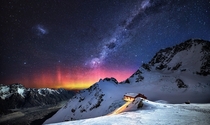 Mount Cook New Zealand Galactic Dance Photographed by Jay Daley 