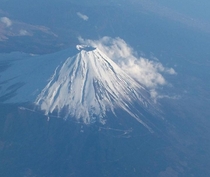 Mount Fuji From Flight 