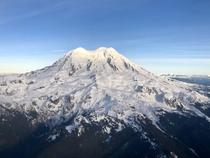 Mount Rainier taken from my plane 