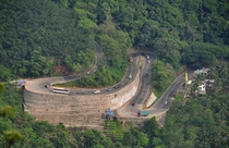 Mountain Pass of Wayanad district in Kerala India 