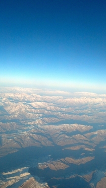 Mountain ranges near Northern Iraq amp Turkey from  feet 