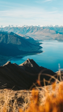 Mountain Ranges of Wanaka New Zealand 