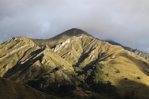 Mountain tops near Queenstown NZ - 