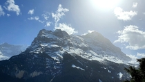 Mountains in Grindelwald Switzerland  
