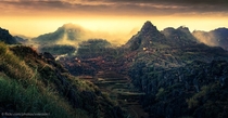 Mountains in Ha Giang Vietnam 